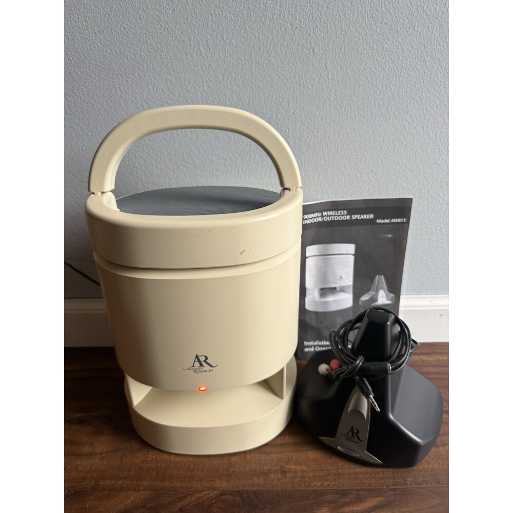 Acoustic Research Wireless Indoor/Outdoor Speaker + Transmitter + Power Adapter
